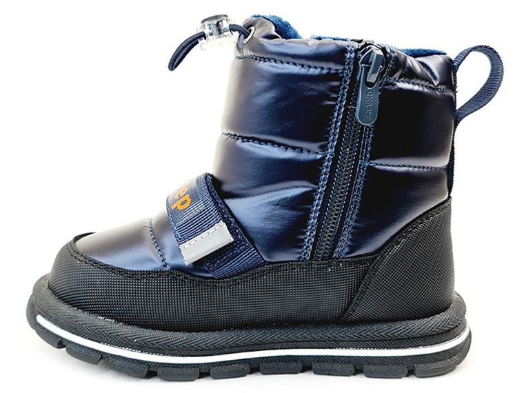 Buty zimowe chłopięce, niebieskie, ocieplane, Weestep