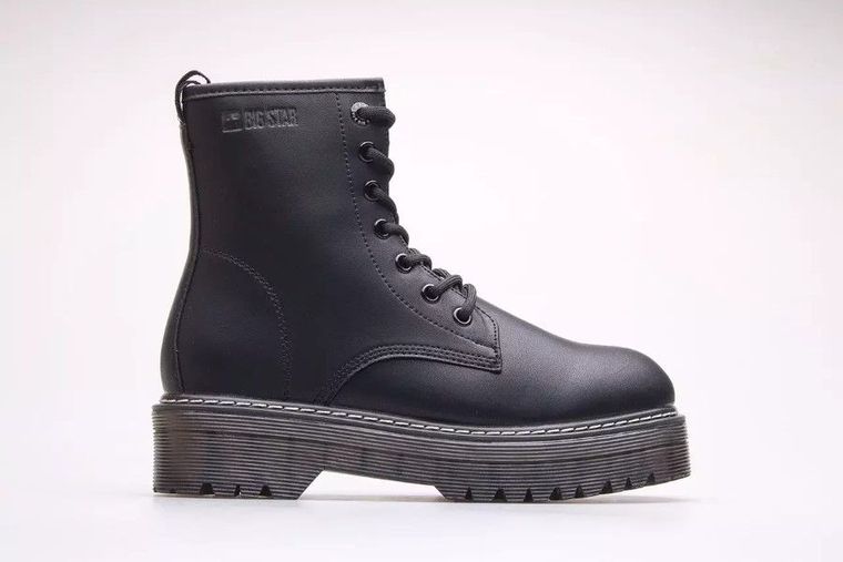 Buty zimowe damskie, czarne, Big Star