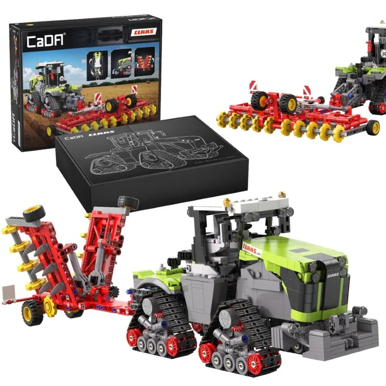 Cada, ciągnik rolniczy Claas Xerion 5000 Trac TS, 1:32, 1336 elementów