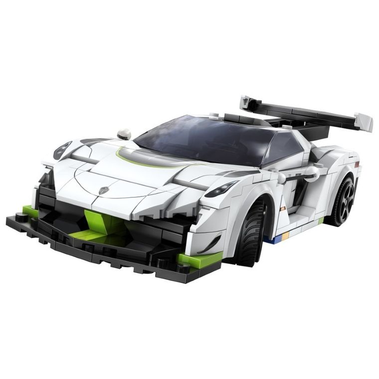 Cada, Fantasma Race Car, pojazd zdalnie sterowany, Dual Mode, biały, 1:20, 22 cm, 322 elementy