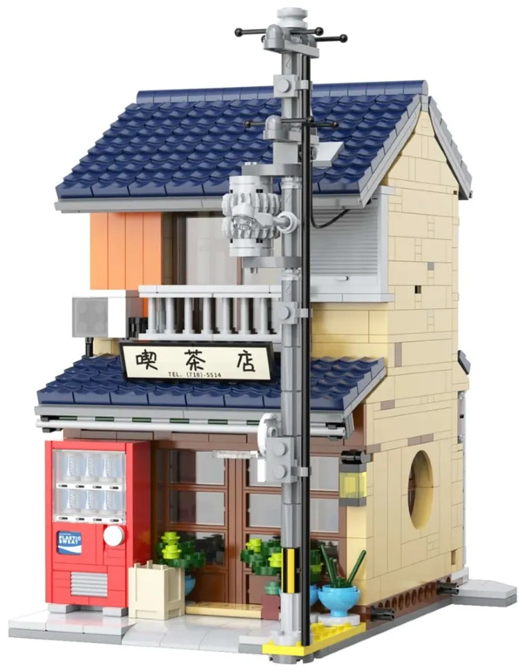 Cada, Japońska Herbaciarnia, klocki konstrukcyjne, 1200 elementów