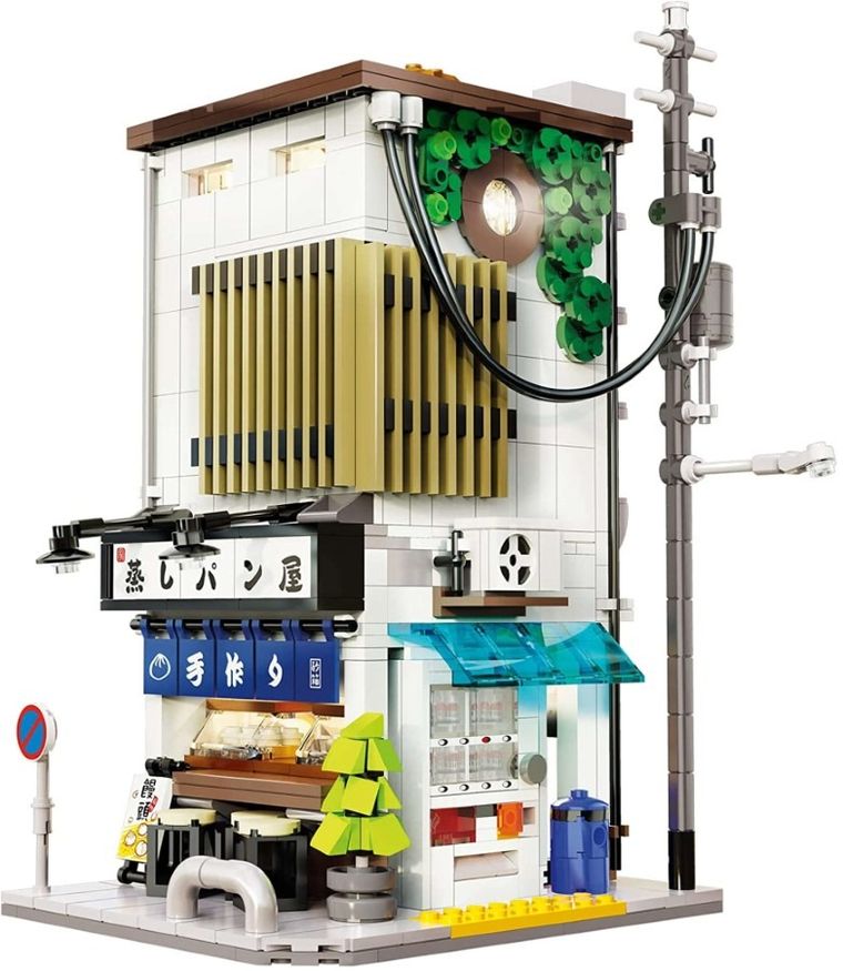 Cada, Japoński sklep z bułeczkami na parze, klocki kolekcjonerskie, 1108 elementów