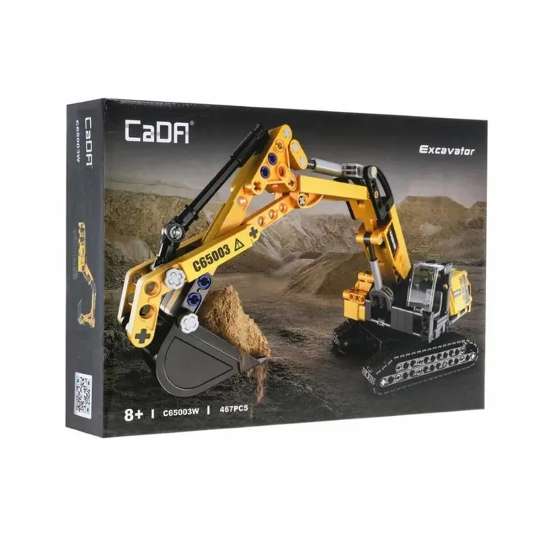 Cada, Koparka Excavator, klocki konstrukcyjne, pojazd, 467 elementów