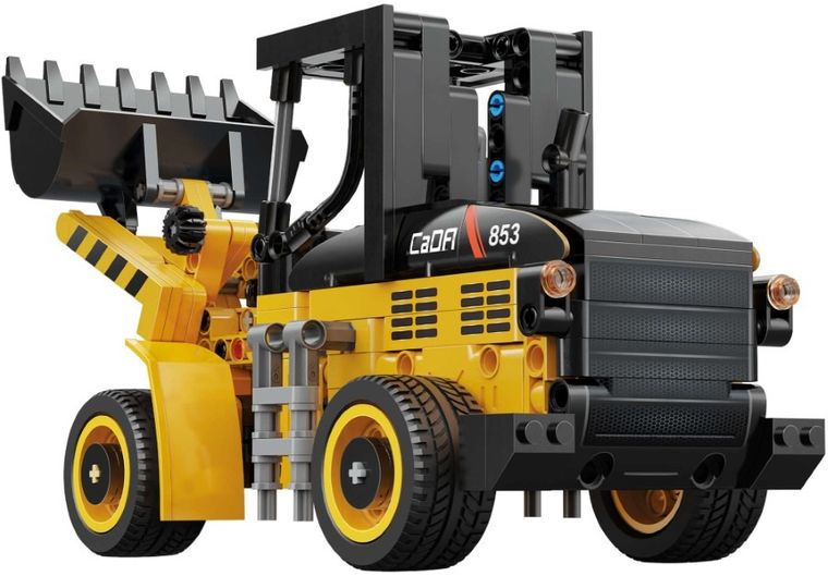 Cada, koparko-ładowarka, klocki konstrukcyjne, 403 elementy