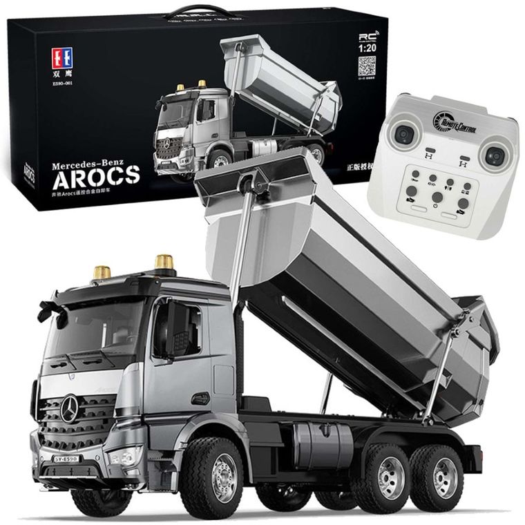 Cada, Mercedes Benz Arocs, pojazd zdalnie sterowany, wywrotka, 1:20