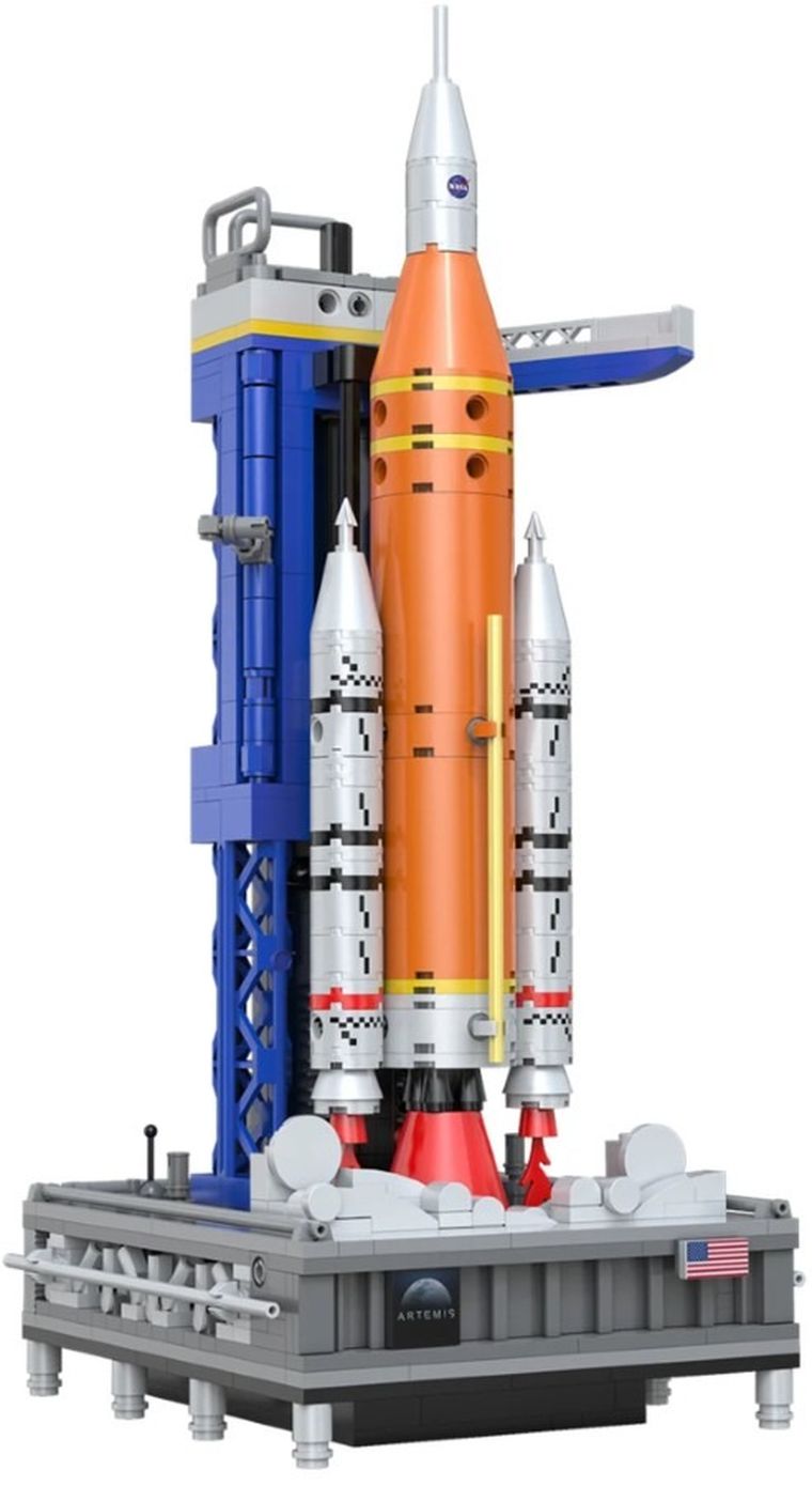 Cada, NASA, Artemis Space Launch System, klocki konstrukcyjne, 659 elementów