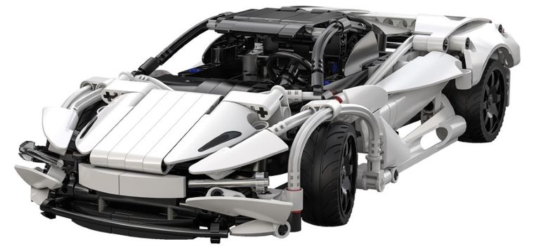 Cada, Storming Sport Car, pojazd zdalnie sterowany, Dual Mode, czerwony, 1:14, 30 cm, 402 elementy