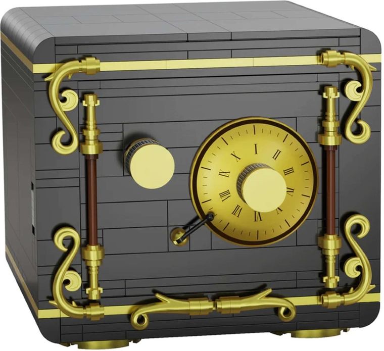 Cada, The Secret of Safe, czarny sejf, 442 elementy