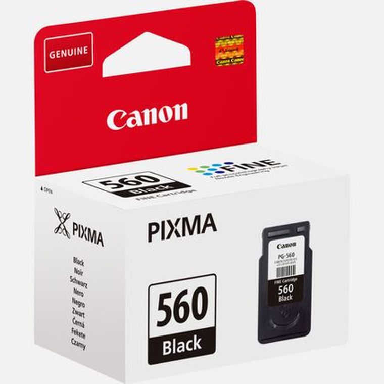 Canon, tusz do drukarki, PG-560=PP560=3713C001, 180 stron, 7,5 ml, czarny