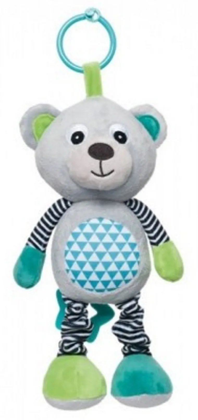 Canpol babies, Bears, pluszowa zabawka z pozytywką, szara