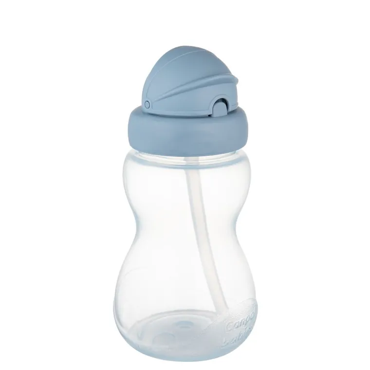 Canpol babies, bidon ze składaną rurką, niebieski, 270 ml