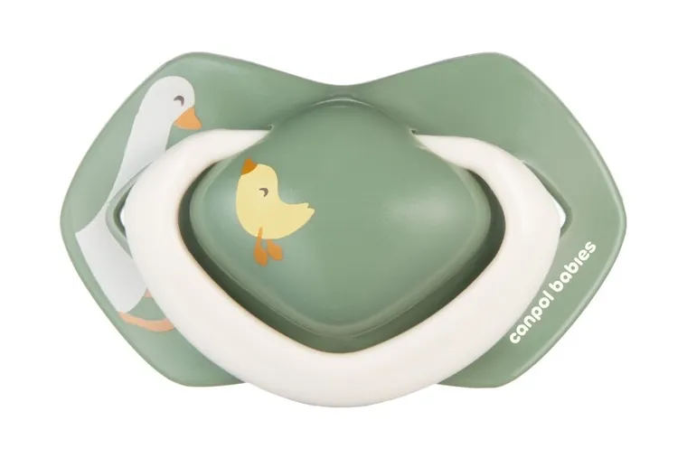 Canpol babies, Goose, smoczek silikonowy, symetryczny, 0-6m, 2 szt.
