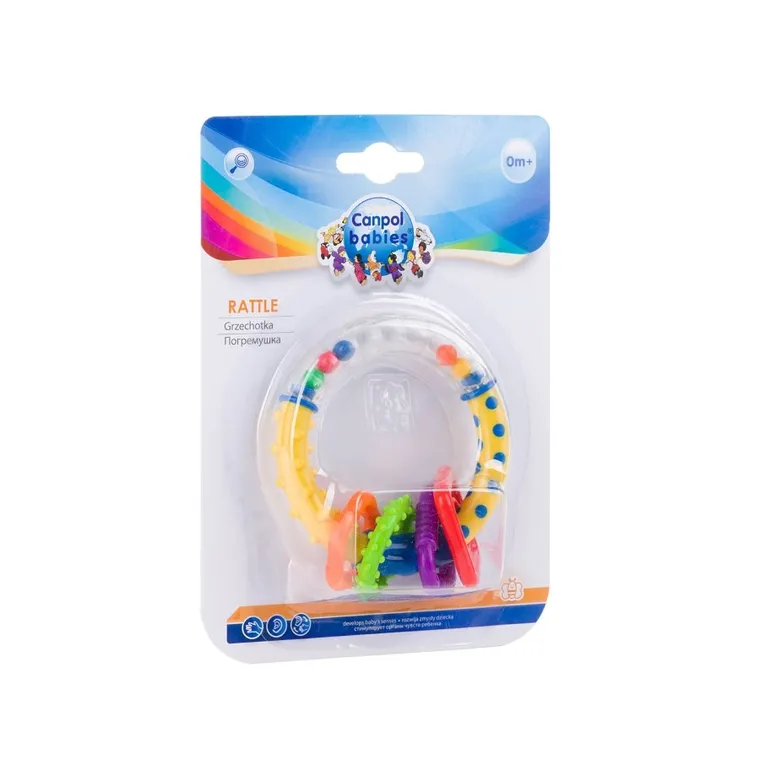 Canpol Babies, grzechotka, kolorowe kształty