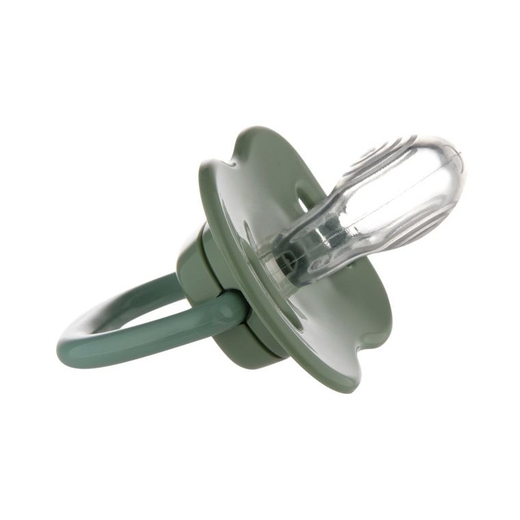 Canpol babies, Mountains, symetryczny smoczek uspokajający, silikonowy, zielony, 0-6 m, 2 szt.