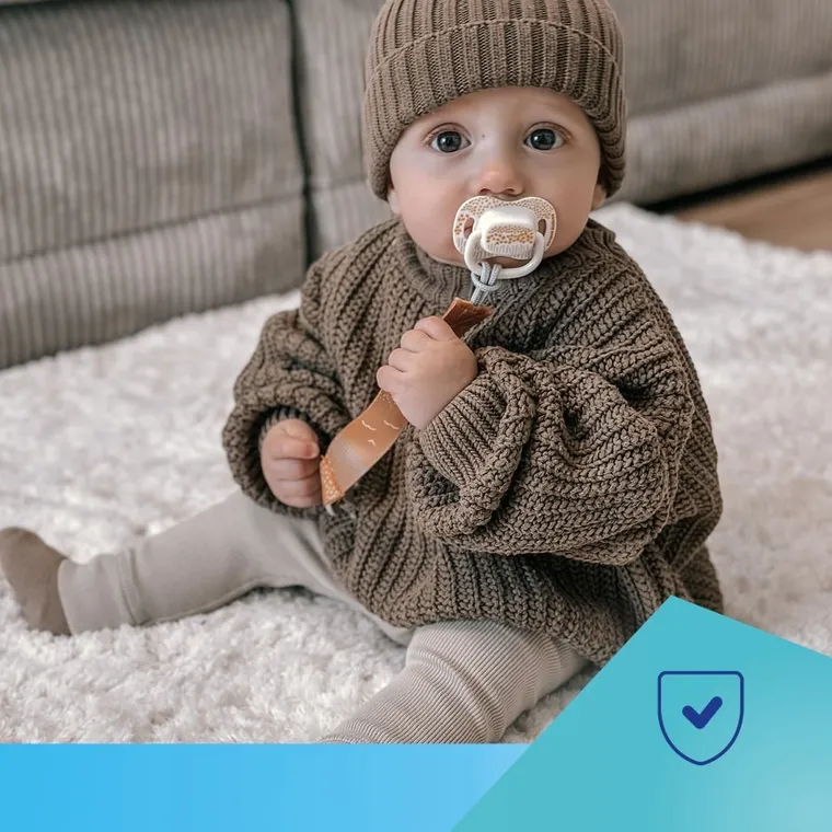 Canpol babies, Mountains, tasiemka do smoczka uspokajającego, zielony