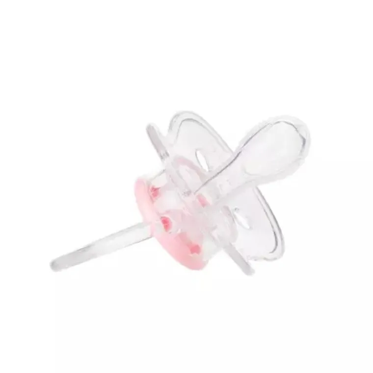 Canpol babies, Newborn baby, smoczek uspokajający, silikonowy, symetryczny, 18m+, różowy