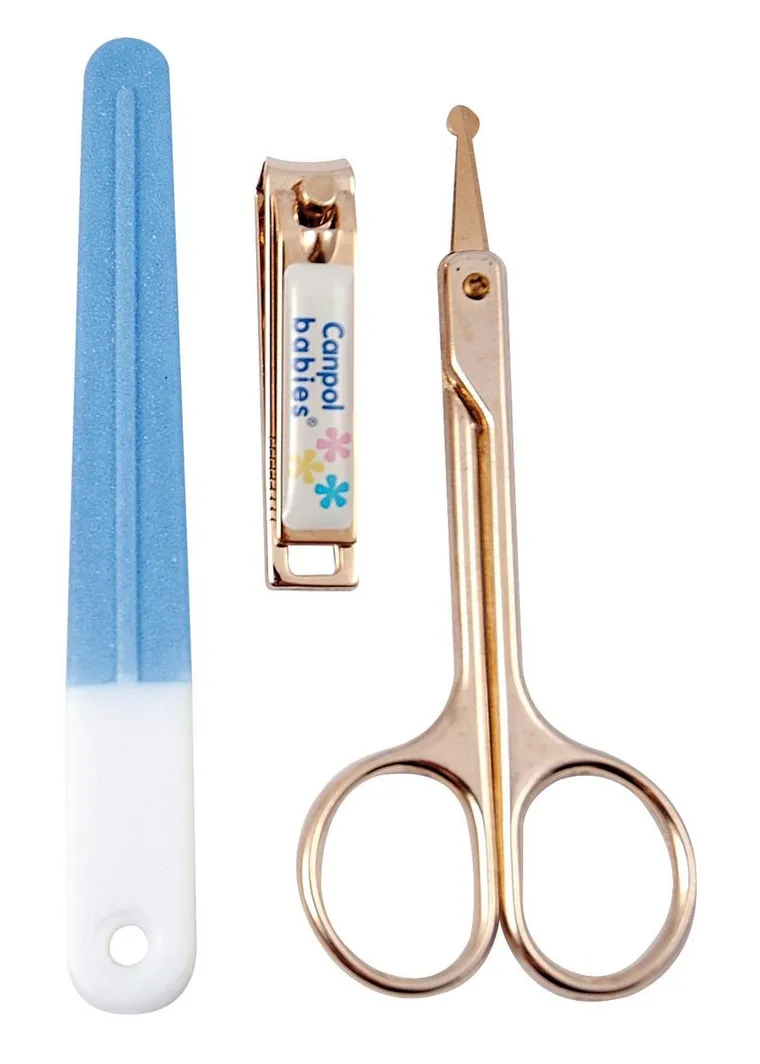 Canpol babies, nożyczki + cążki + pilniczek, zestaw