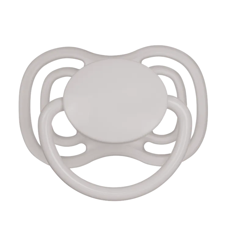 Canpol babies, Nude, smoczek silikonowy, symetryczny, kremowy, 0-6m, 2 szt.