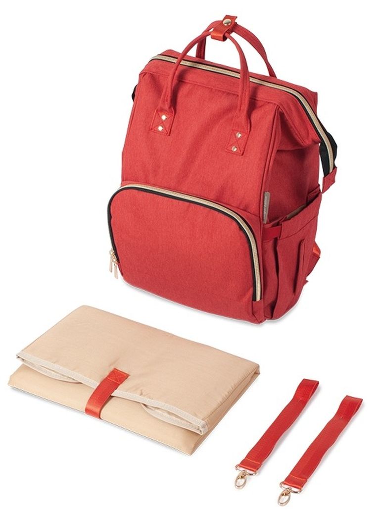 Canpol babies, plecak do wózka, czerwony