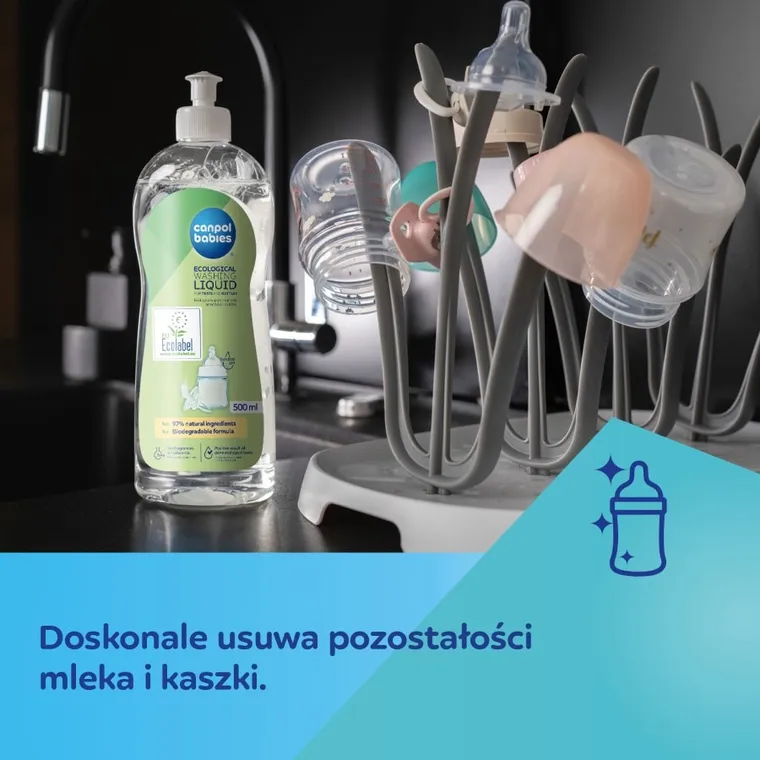 Canpol babies, płyn do mycia smoczków i butelek, 500 ml