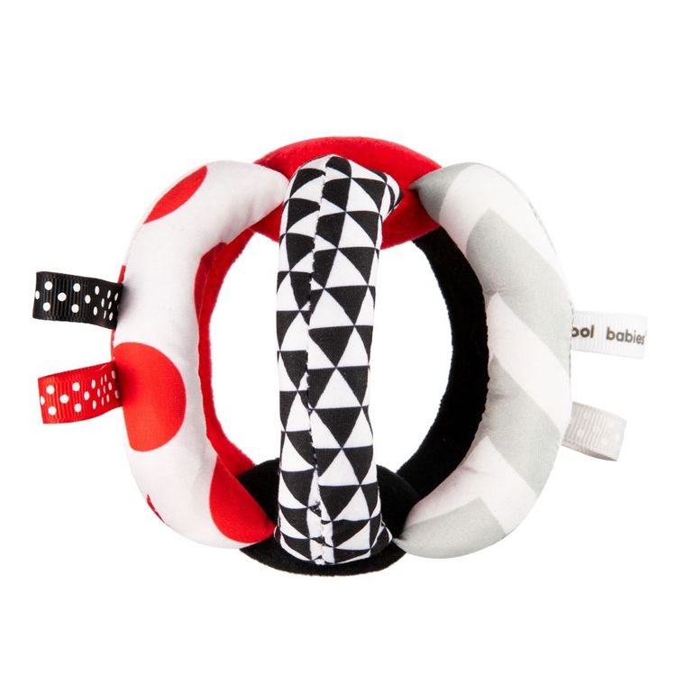 Canpol babies, Sensory Toys, pluszowa piłka kontrastowa