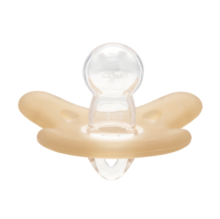 Canpol babies, smoczek silikonowy, symetryczny, orange, 0-6m