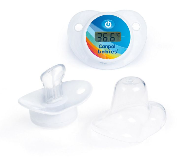 Canpol babies, smoczek z termometrem, 0m+