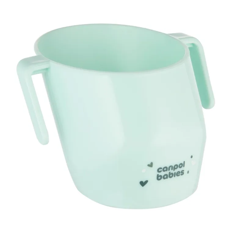 Canpol babies, sprytny kubek do nauki picia, turkusowy