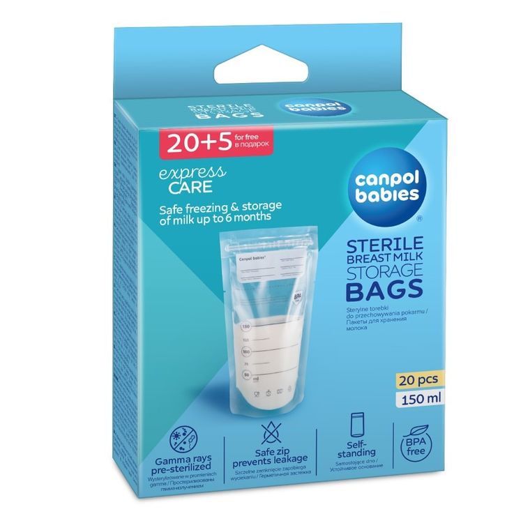 Canpol babies, Torebki do przechowywania pokarmu