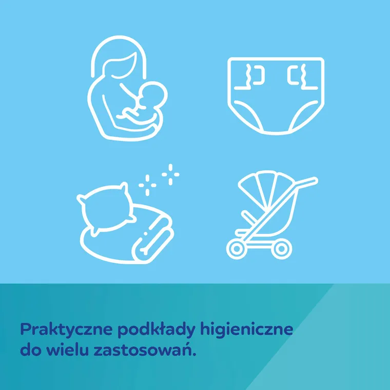 Canpol babies, zestaw: podkłady higieniczne, 90-60 cm, 30 szt.