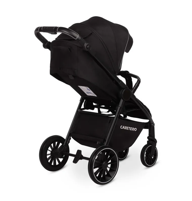 Caretero, Agil, wózek spacerowy, black