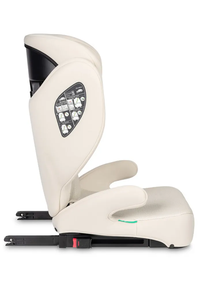 Caretero, Breezy Fix, fotelik samochodowy 2w1, podstawka, fix beige, 100-150 cm