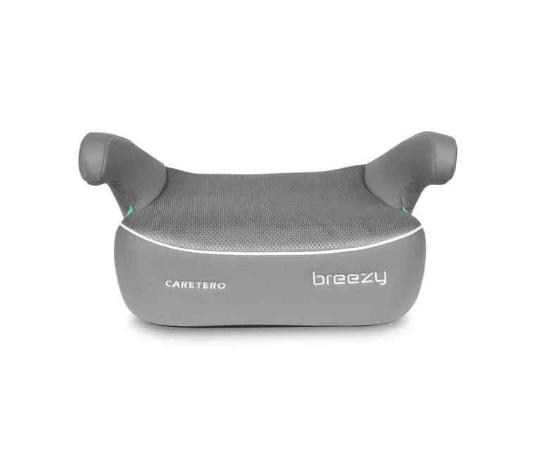 Caretero, Breezy, fotelik samochodowy 2w1, podstawka, grey, 100-150 cm