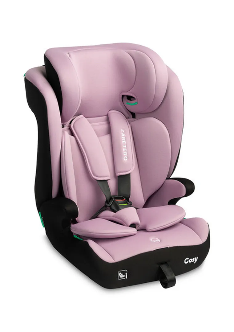 Caretero, Cosy i-Size, fotelik samochodowy, pink, 76-150 cm