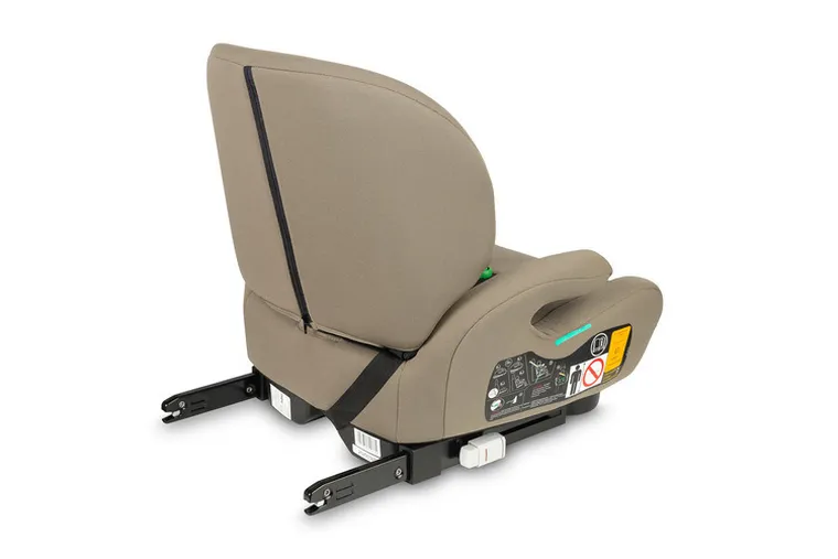 Caretero, Irbis, fotelik samochodowy, podstawka, i-Size, beige, 125-150 cm