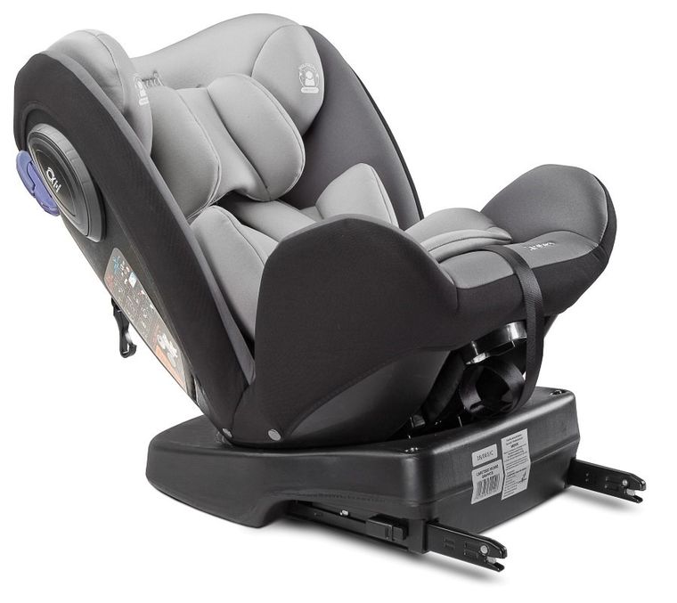 Caretero, Mokki, fotelik samochodowy, isofix, 0-36 kg, graphite