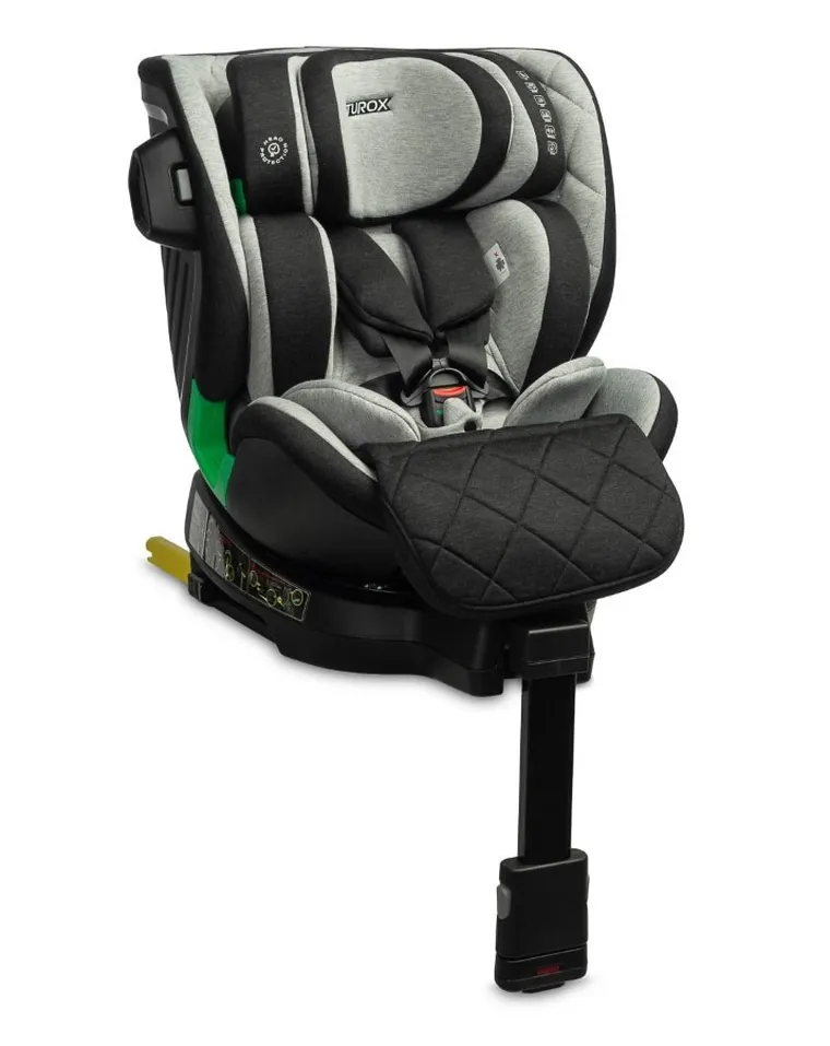 Caretero, Turox I-Size, fotelik samochodowy, Grey, 40-150 cm