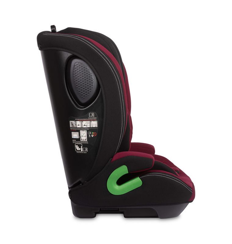Caretero, Vivo i-Size, fotelik, burgundy, 76-150 cm
