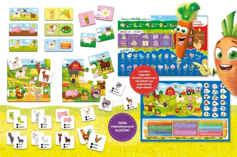 Carotina, 10 gier edukacyjnych