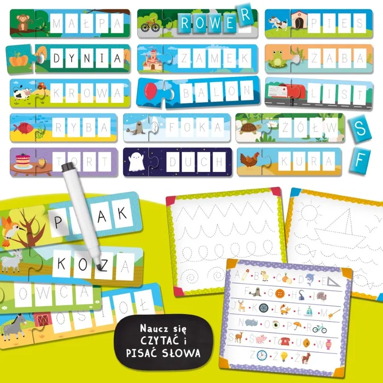 Carotina, 10 gier z czytaniem i pisaniem, gra edukacyjna