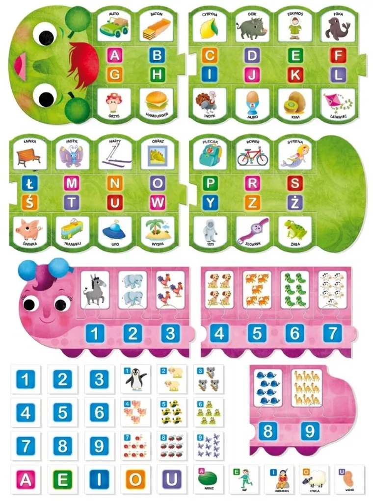 Carotina, ABC-123, układanka