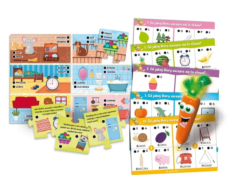 Carotina, ABC i pierwsze słowa, gra edukacyjna
