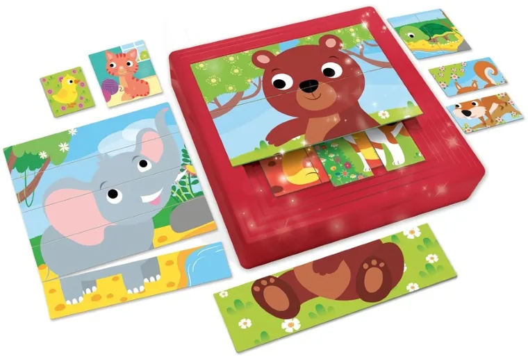 Carotina Baby, Zwierzątka, progresywne, puzzle, 25 elementów
