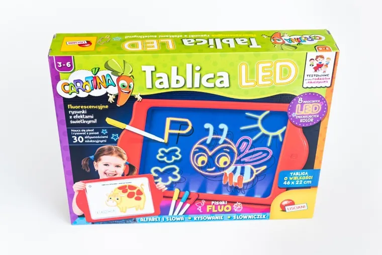 Carotina, tablica LED