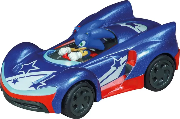 Carrera, Sonic the Hedgehog, pojazd wyścigowy z napędem, 1:43, 1 szt.