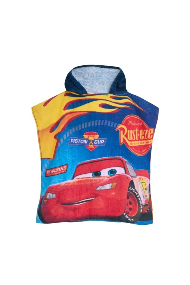 Cars, poncho, okrycie kąpielowe, 55-110 cm