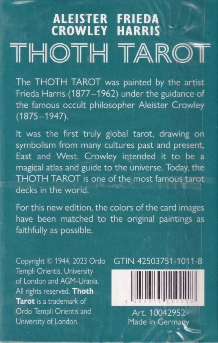 Cartamundi, Crowley Tarot Standard, karty do tarota