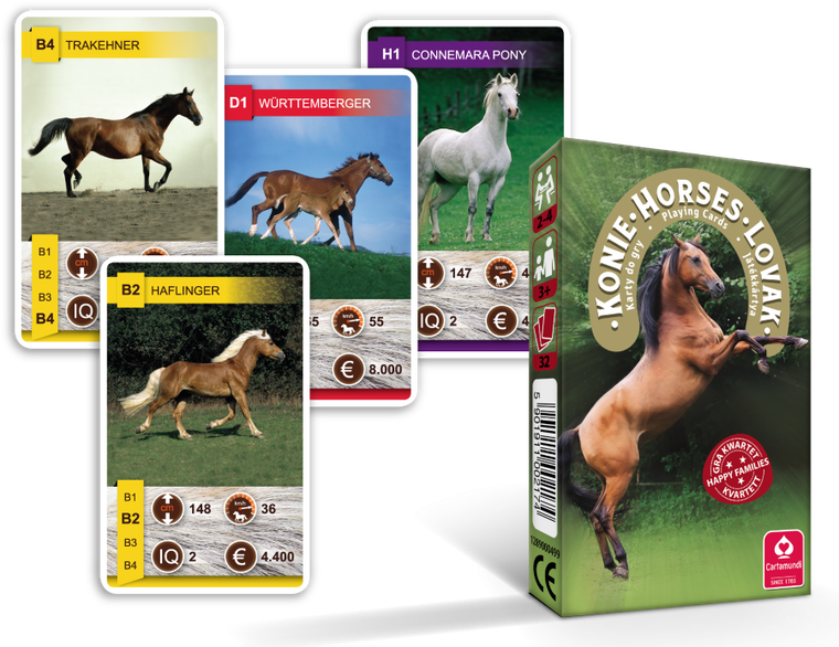 Cartamundi, Gra karciana, Kwartet, konie