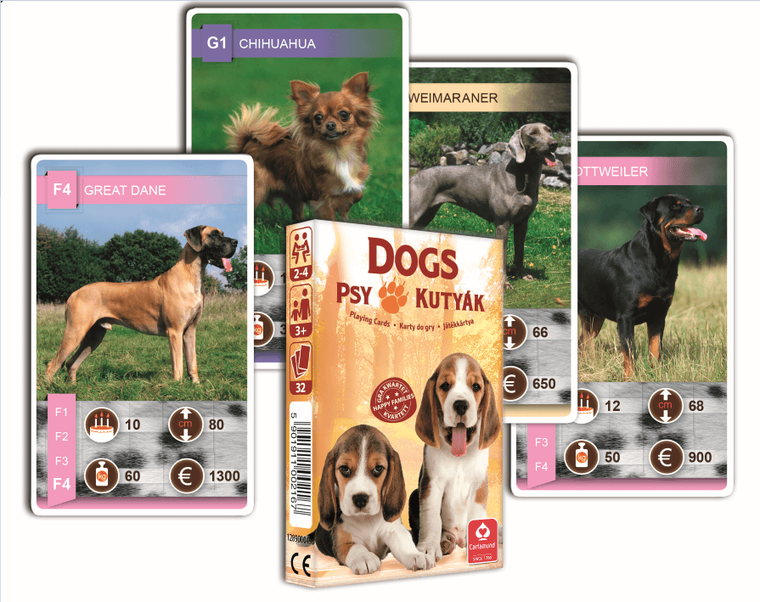 Cartamundi, Gra karciana, Kwartet, psy