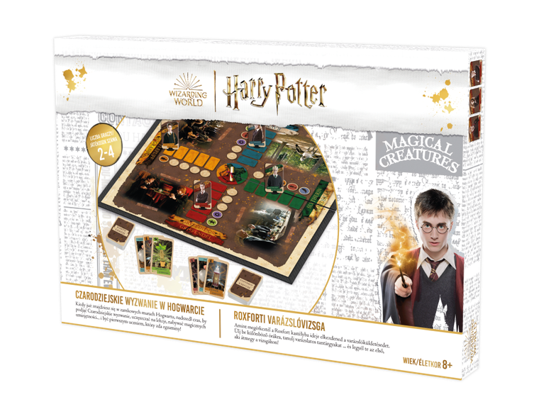 Cartamundi, Harry Potter, Wizardry Quest, Czarodziejskie wyzwanie w Hogwarcie, gra familijna
